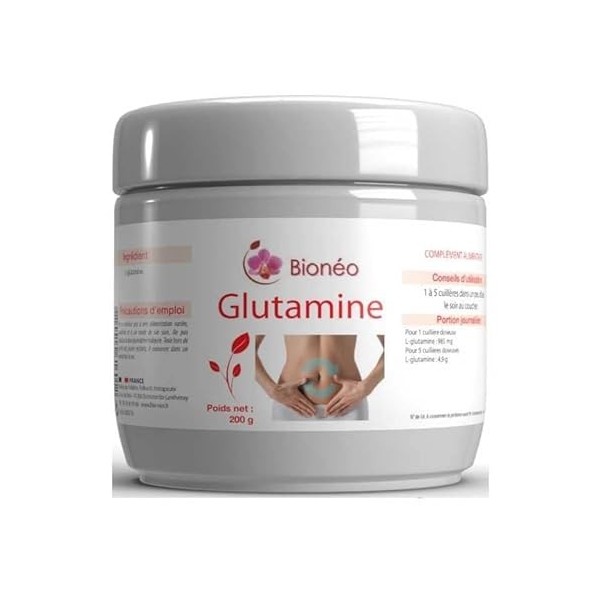 Pure glutamine en poudre 200g Bionéo