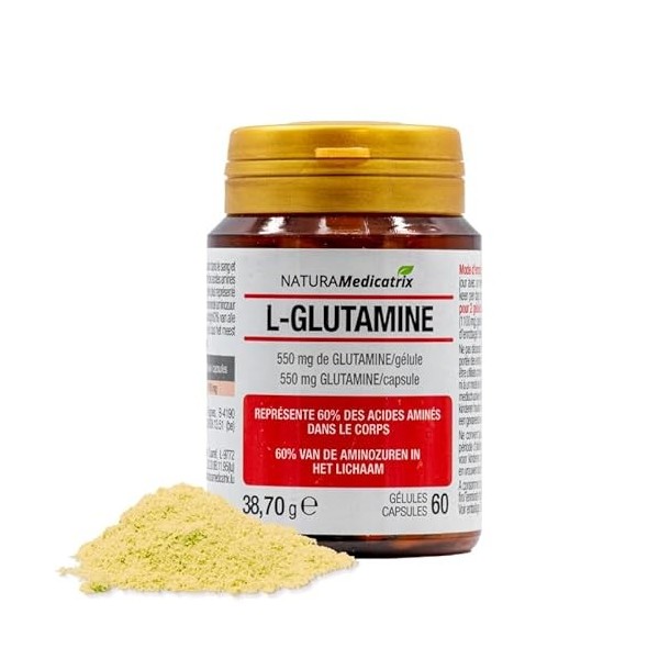 L-Glutamine Développement musculaire - L-Glutamine naturelle et issue de la fermentation du maïs non OGM - Lacide aminé le p