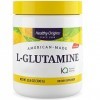 Healthy Origins, L-Glutamine, 300g de Poudre végétalienne, Testé en Laboratoire, Végétarien, Sans Soja, Sans Gluten, Sans OGM