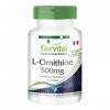 Fairvital | L-Ornithine 500 mg VEGAN - dose élevée - 120 capsules - amino - 120 capsules