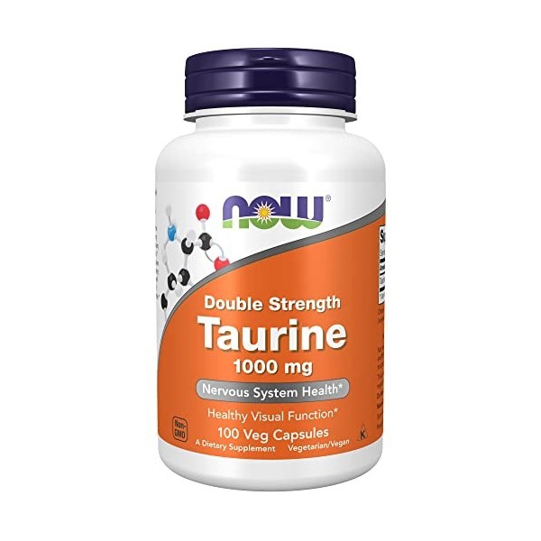 Taurine, Double Strength, 1000 mg, 100 Capsules