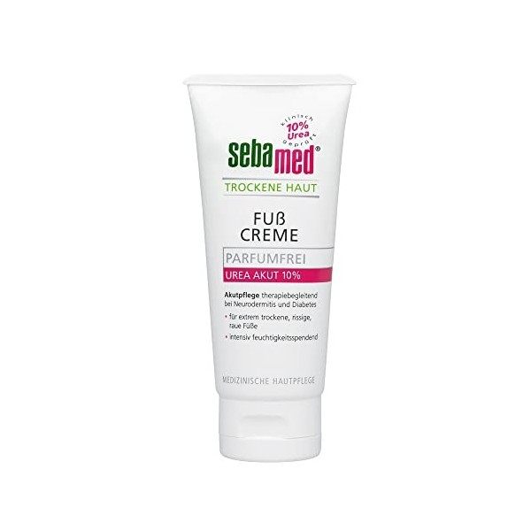 Sebamed Urea Akut 10% Crème pour les pieds sans parfum 100 ml