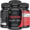 Taurine 1000 mg Complément Alimentaire 120 Caplets Végétaliens, Complément de Santé Diététique Aide à Promouvoir les Fonction