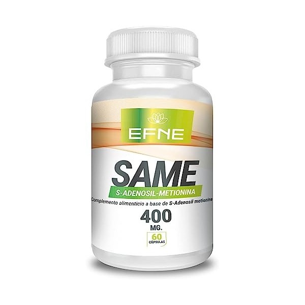 EFNE | SAME 400 mg | S-Adenosil Metionina | Haute dose | 60 capsules véganes | Réparation cellulaire + Amélioration de lhume