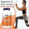Now Foods, Double Strength Taurine Taurine Double Force , 1.000mg, 250 Capsules végétaliennes, Testé en Laboratoire, Sans Gl