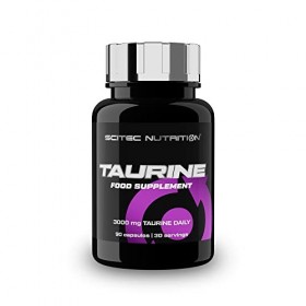 Scitec Nutrition Taurine, Complément alimentaire sous forme de gélule contenant de la taurine, 90 gélules