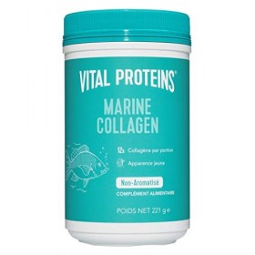 Vital Proteins Marine Collagen, Collagène à boire, Complément Alimentaire, Peptides de Collagène Marin Hydrolysés, Non Aromat