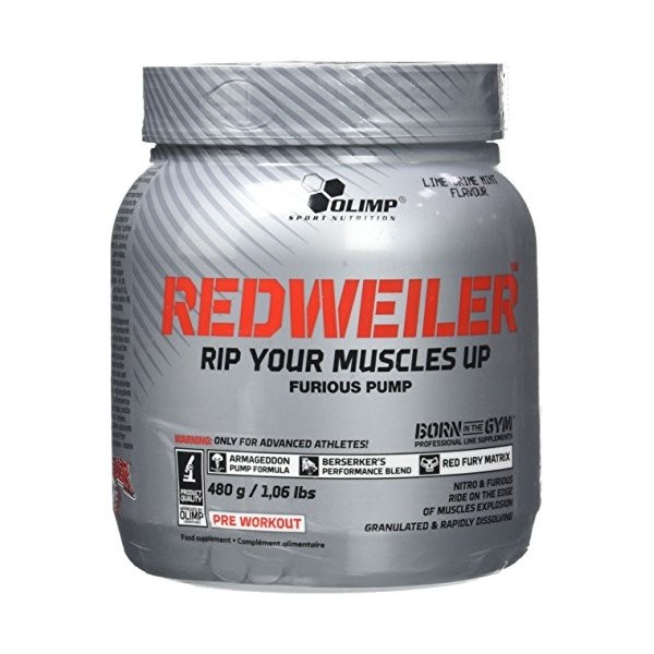 OLIMP SPORT NUTRITION Redweiler Support Musculaire pour Sportif Cola 480 g