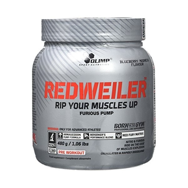 OLIMP SPORT NUTRITION Redweiler Support Musculaire pour Sportif Cola 480 g