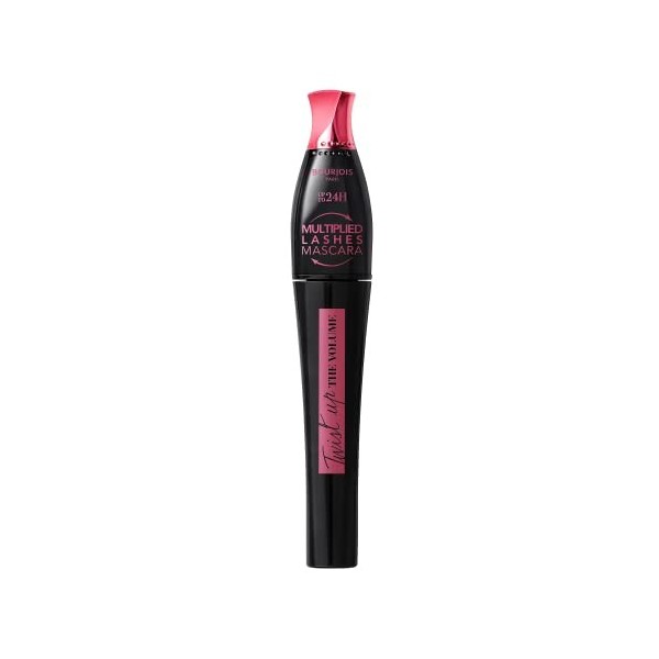 Bourjois - Mascara Twist up the Volume - 2en 1 volume et longueur - Brosse plastique double position - 52 Ultra Black 8ml