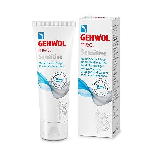 Gehwol Med Sensitive Crème hydratante pour pieds 75 ml