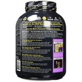 Muscletech Mass-tech Elite 3,2kg Gainers Parfait ratio Protéine/Glucides, Pack of 1 11.03 liters