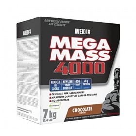 Weider Mega Mass 4000 Poudre Protéinée Vanille 7 kg
