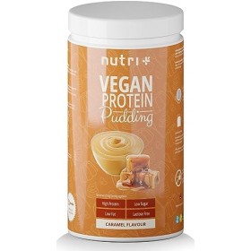 POUDRE DE PROTÉINES VÉGÉTALES Caramel 500g - 83,4% de protéines - seulement 113 calories - dessert à faible teneur en sucre -