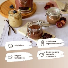 POUDRE DE PROTÉINES VÉGÉTALES Caramel 500g - 83,4% de protéines - seulement 113 calories - dessert à faible teneur en sucre -