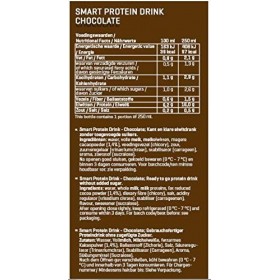 Body&Fit Smart Protein Drink - Boisson Protéinée - Pack 6 bouteilles de 250ml - Gout: Chocolat