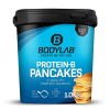 Bodylab24 Protein Pancake Mix Protein-6 Pancakes Banane-Chocolat 1kg, poudre pour crêpes avec presque 60% de protéines, poudr