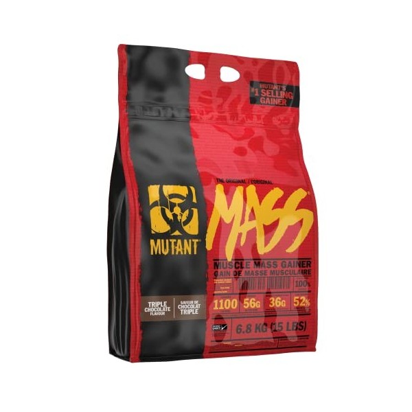 Mutant PV213 Mass Complément pour Sportif Brownie au Chocolat/Fudge 6,8 kg