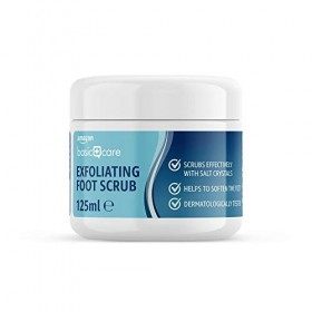 Amazon Basic Care Gommage exfoliant pour les pieds - Pack de 3 3 pots de 125g 