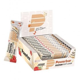 Powerbar Protein Soft Layer Strawberry White Chocolate 12x40g - Riche en protéines + sans huile de palme