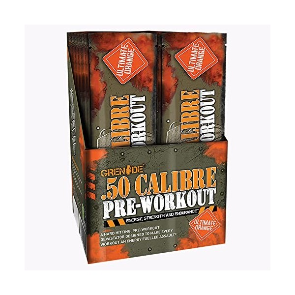 Grenade 50 Calibre Preloaded Sticks 25x23.2g Ultimate Orange