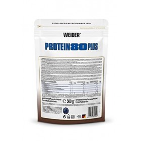 WEIDER Protein 80 Plus protéine en poudre, Stracciatella, faible teneur en glucides, mélange de lactosérum de caséine multi-c