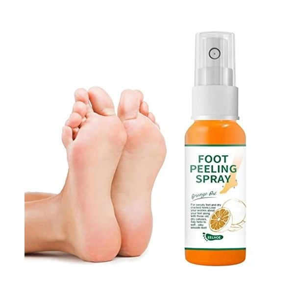 Peeling Pied, Dissolvant De Callosités pour Les Pieds Spray Exfoliant pour Les Pieds Spray Exfoliant Spray Anti-callosités po