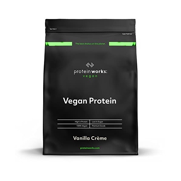 Protein Works - Protéine Végane | 25g de protéines végétales | Qualité première | Shake de protéines végétales | 66 Servings 