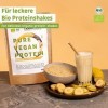 Poudre de protéine VEGAN BIO Banane sans soja [dAllemagne] - 3K Protéines de riz, de chanvre & de pois "Pour la pâtisserie &