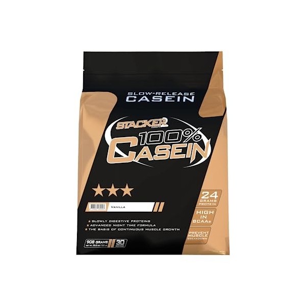 Stacker2 100% Casein Protéine de Caséine 908 g