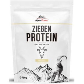 AlpenPower Protéines de lait de Chèvre 750g - Sans additifs - Protéines de lait de chèvre 100% naturelles dAutriche - Excell