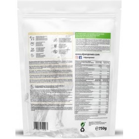 AlpenPower Protéines de lait de Chèvre 750g - Sans additifs - Protéines de lait de chèvre 100% naturelles dAutriche - Excell