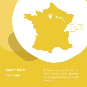 Mix Protéines Banane Bio en poudre | 100% Naturelle & Pure | Vegan et sans Gluten | Fabriqué en France | BioSavor