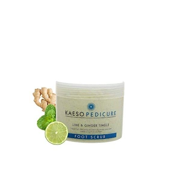 Kaeso Lime and Ginger Tingle Foot Scrub 450 ml