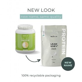 Protéine de pois + riz Vanilla - Poudre de protéine végétalienne sans soja, gluten, lactose, sucre - Vanille 600 g - Pea Rice