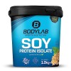 Bodylab24 Isolat de protéines de soja Banane 1kg, isolat de protéines de soja purement végétal pour ton développement muscula