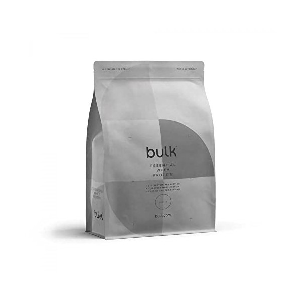 Bulk Protéines De Lactosérum Essentielles, Protéine Whey en Poudre, Vanille, 2,5kg