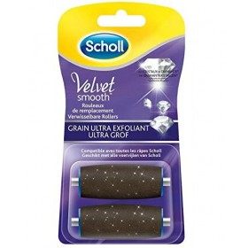 SCHOLL Pack Rouleaux de Remplacement Ultra Exfoliant + Gommant 2x2 recharges 
