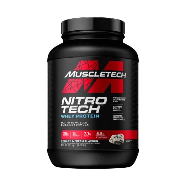 MuscleTech Nitro-Tech, Cookies & Cream - 1800g