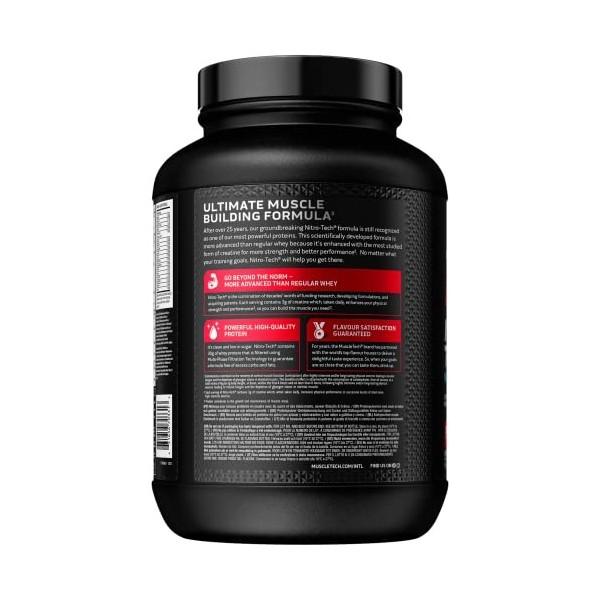 MuscleTech Nitro-Tech, Cookies & Cream - 1800g