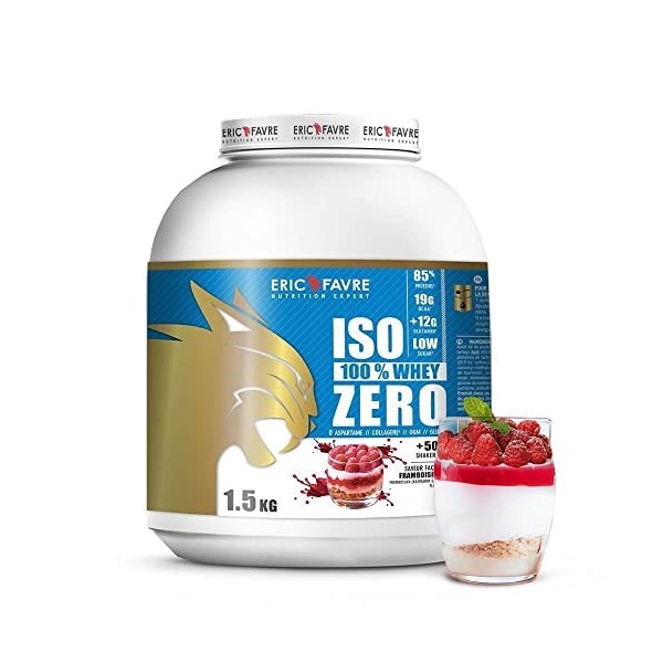 ISO WHEY ZERO 100% Pure Whey Protéine Isolate Savoureuse, Prise de Masse Musculaire - Assimilable Rapidement - Laboratoire Er