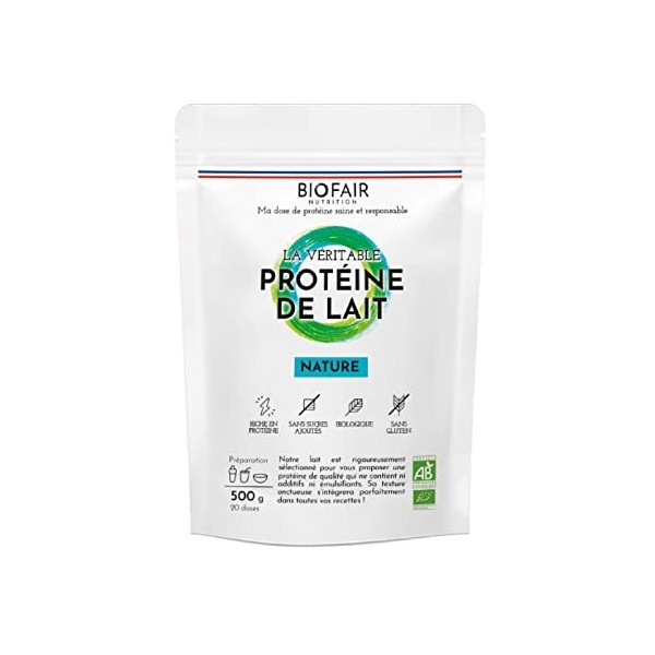 Whey protéine bio - Nature