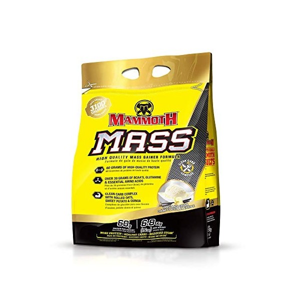 Interactive Nutrition Mammoth Mass Glace Vanille 15 Lbs