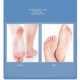 Broyeur de Callosités des Pieds, Gommage des Pieds Nano Side pour un Usage Quotidien
