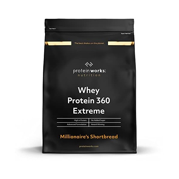 Protein Works - Protéine Whey 360 Extrême | Premium Whey Shake | Apport protéinés | Protéines haut de gamme | 17 Servings | C