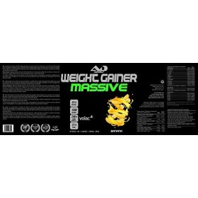 Protéine masse musculaire - Multivitamines musculation - Prise de poids - Whey Protéine - Weight Gainer Massive - 2,5 Kilos -