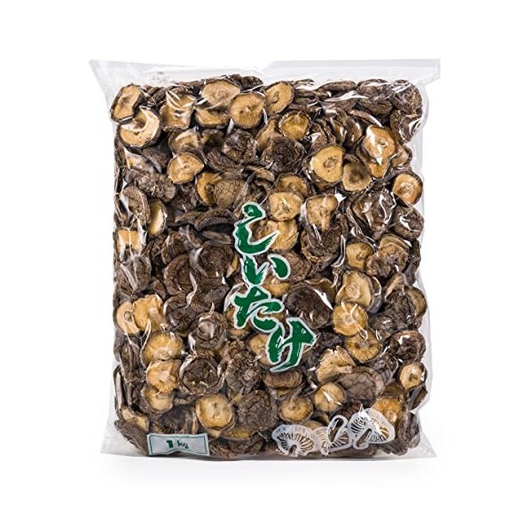 Emma Basic Champignons Shiitake séchés Emma Basic 1kg | Oumani | Végétalien| Protéine| Fibre