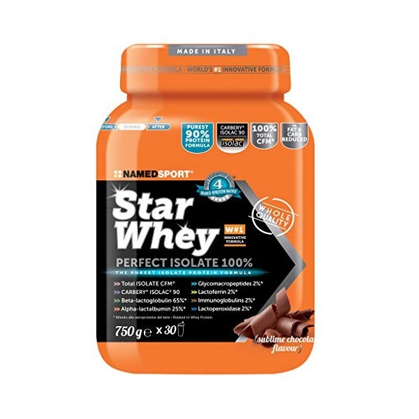 NAMED STAR WHEY 750 GR Cioccolato