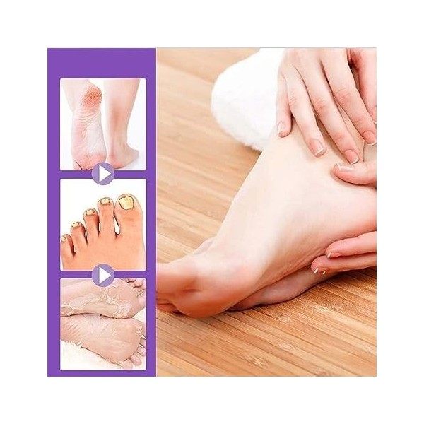 Takoerw Peel Off Mask Silk Remedy Foot Peel, Masque exfoliant à la lavande Glowdemocracy, Silk Remedy Foot Peel Size : 4pcs 