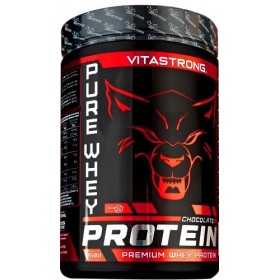 Whey Protein Vitastrong - Proteine Whey Isolées et Concentrées - Haute Solubilité et Concentration de 23g par dose - Whey Pro